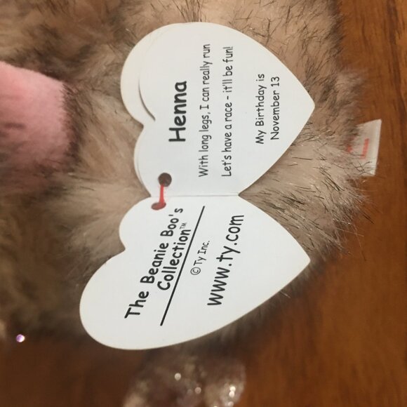 TY Beanie "Henna the Ostrich" - Picture 4 of 6